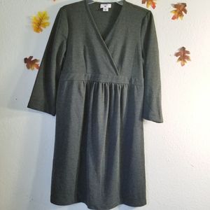 two hearts Maternity gray dress size L